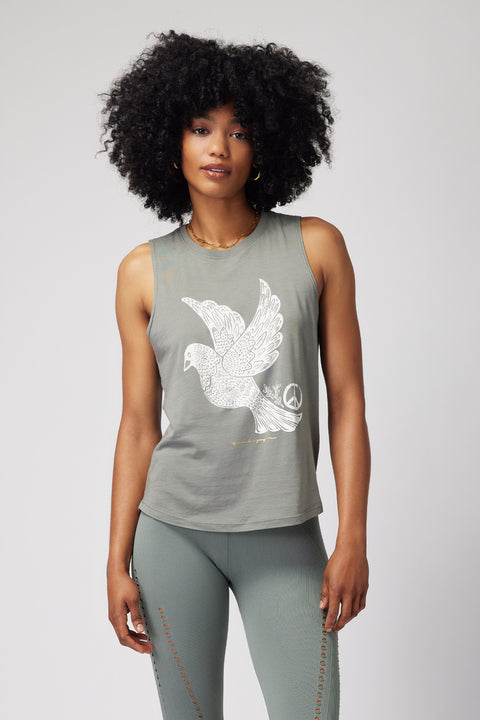 Peace Dove Muscle Tank