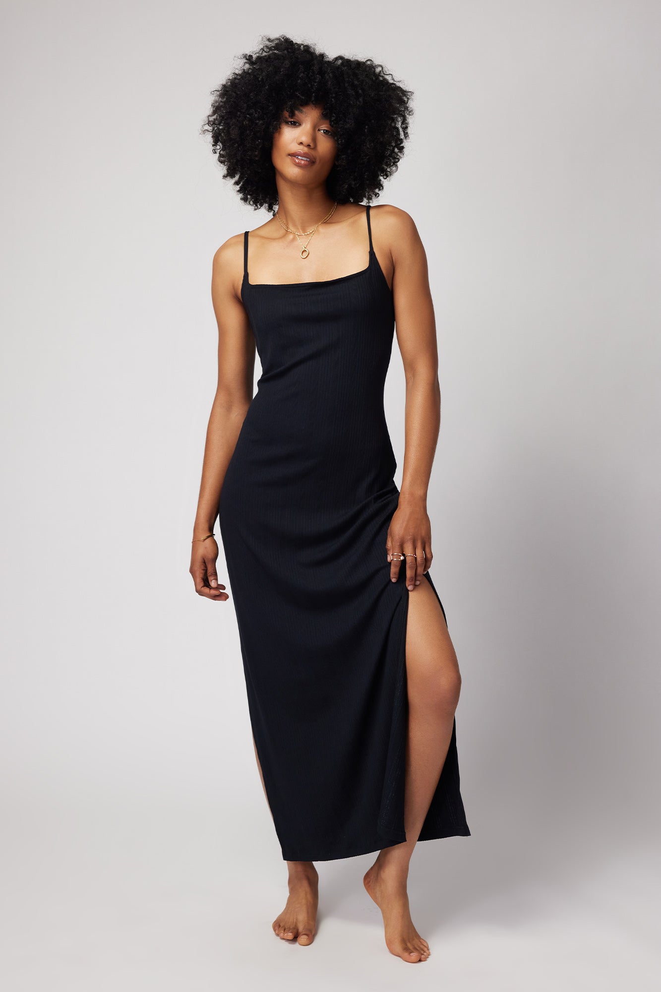 L'or Open Neck Dress-