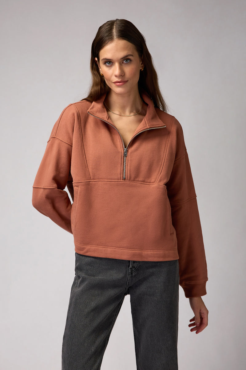 Shay Half Zip Sweatshirt