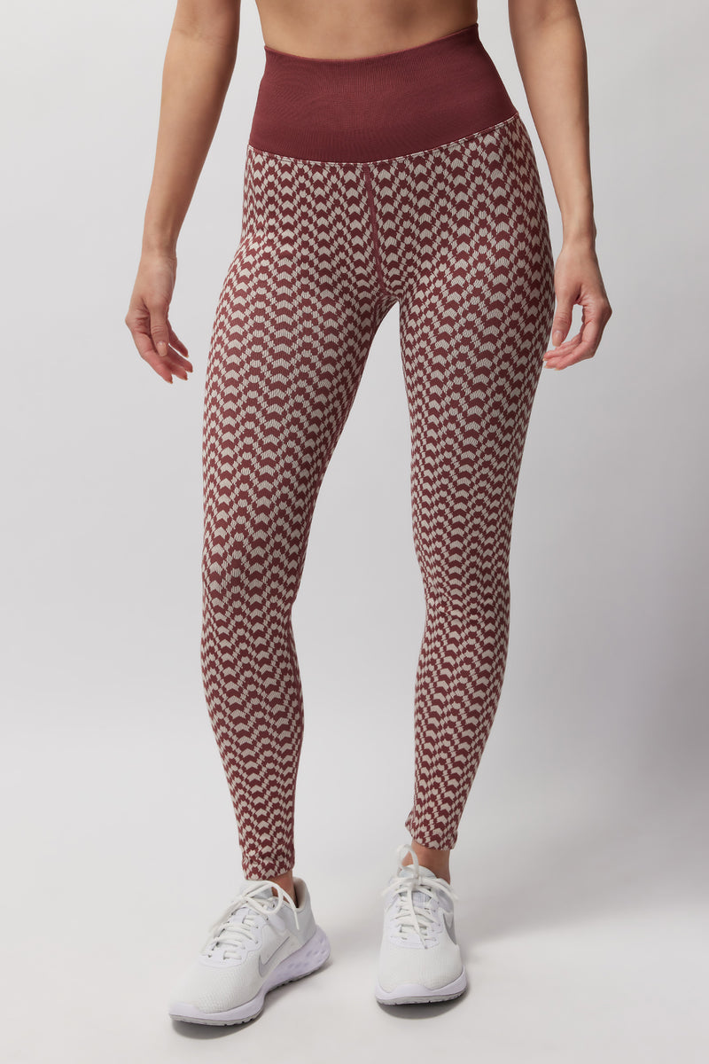 Seamless Jacquard 7/8 Legging