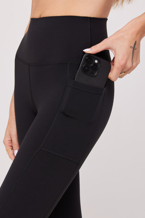 Nova Warm Core Pocket Legging-Black
