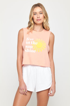 Sun Shine Callie Crop Tank