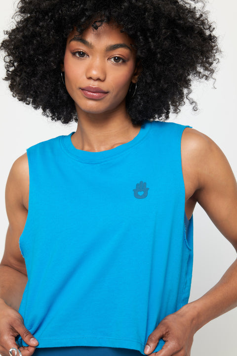 Hamsa Callie Crop Tank