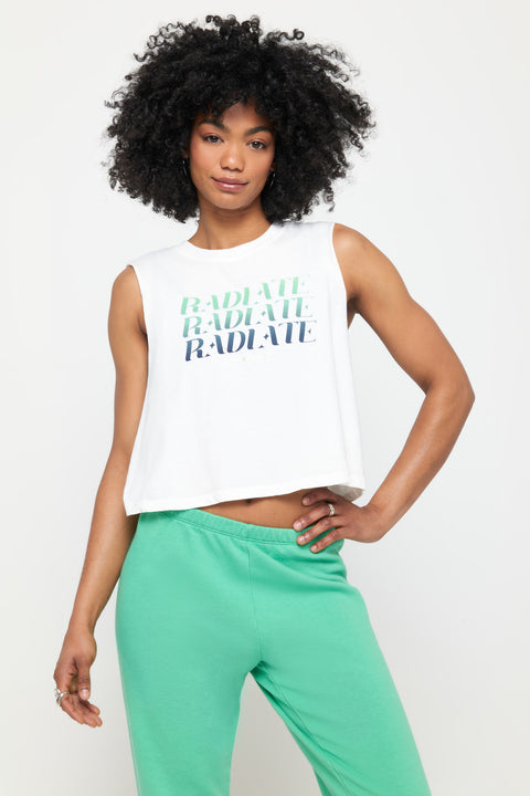 Fan Radiate Callie Crop Tank