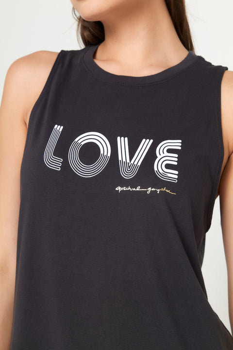 Love Lines Jade Muscle Tank