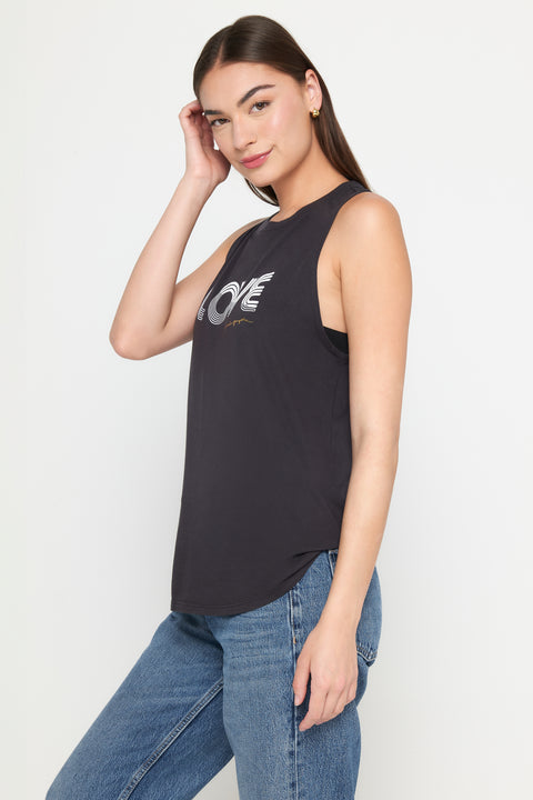 Love Lines Jade Muscle Tank