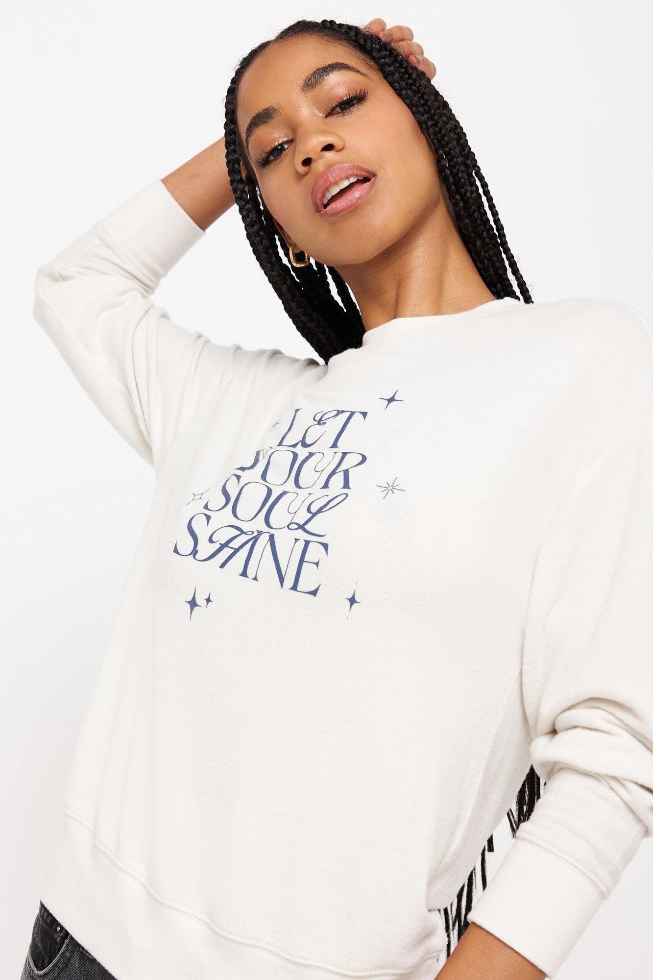 Spiritual gangster savasana pullover sale