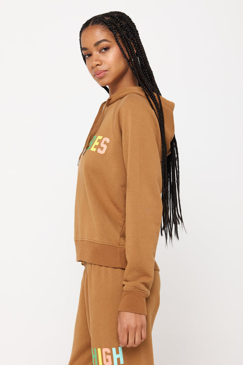 High Vibes Harper Crop Hoodie