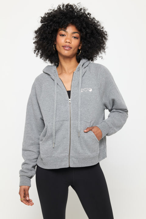 Inhale Exhale Everyday Zip Hoodie