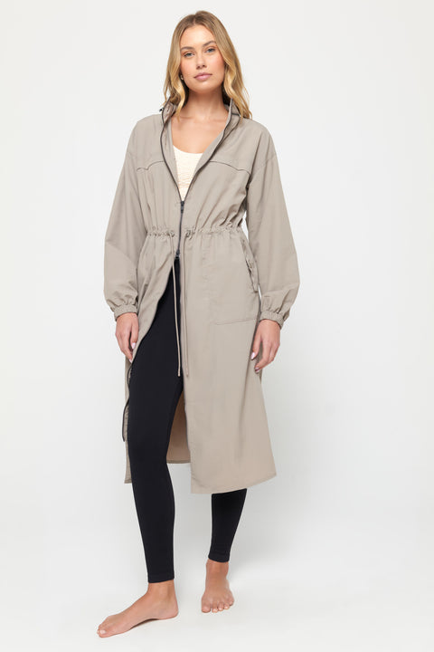 Natasha Full Zip Trench Coat