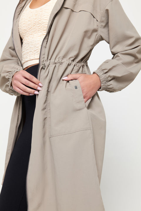 Natasha Full Zip Trench Coat