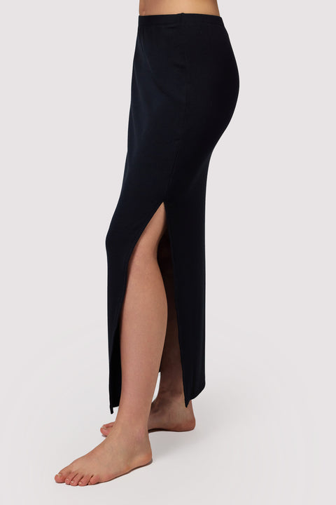 Luna Side Slit Maxi Skirt