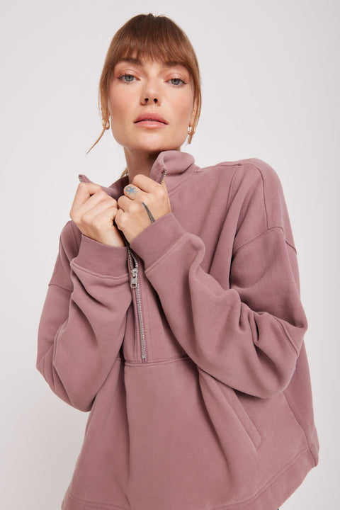 Shay Half Zip Sweatshirt