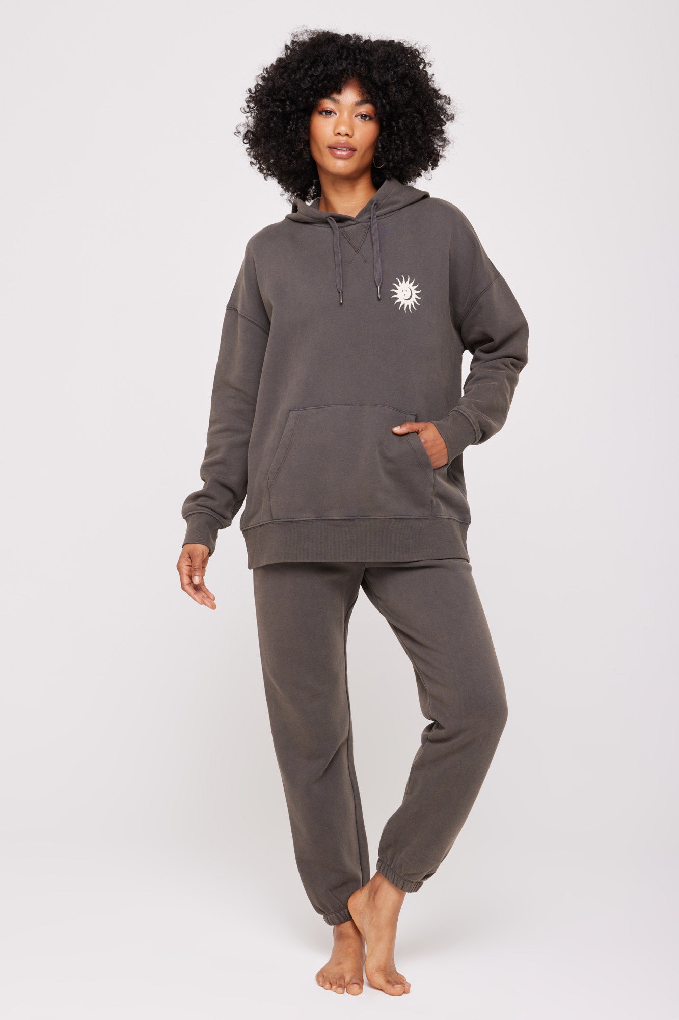 Oversized best sale hoodie pajamas