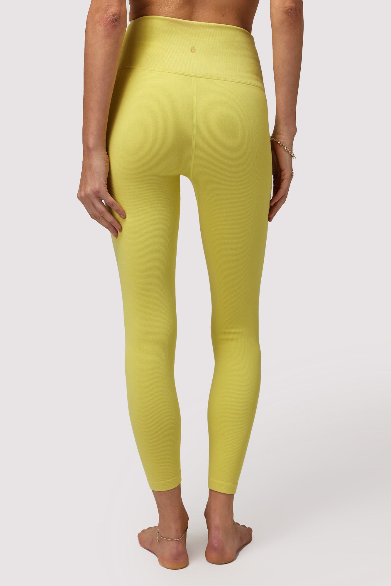 Wrap Front Seamless Legging Chartreu Spiritual Gangster