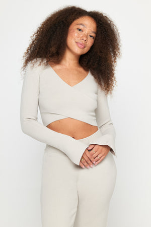 Hadley Wrap LS Top