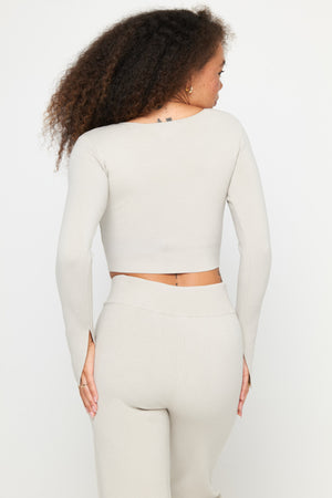 Hadley Wrap LS Top