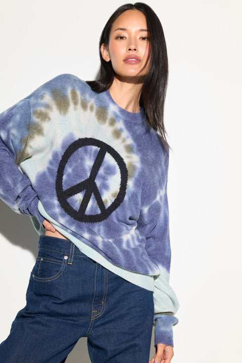 Peace Tie Dye Maude Sweater