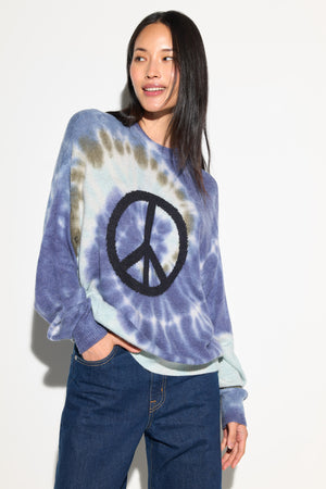 Peace Tie Dye Maude Sweater