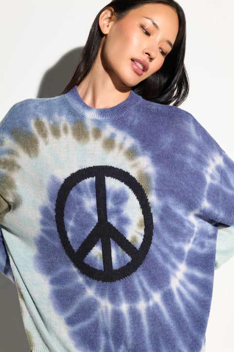 Peace Tie Dye Maude Sweater