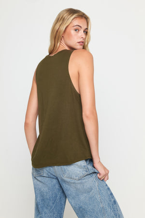 Live Free Jade Muscle Tank