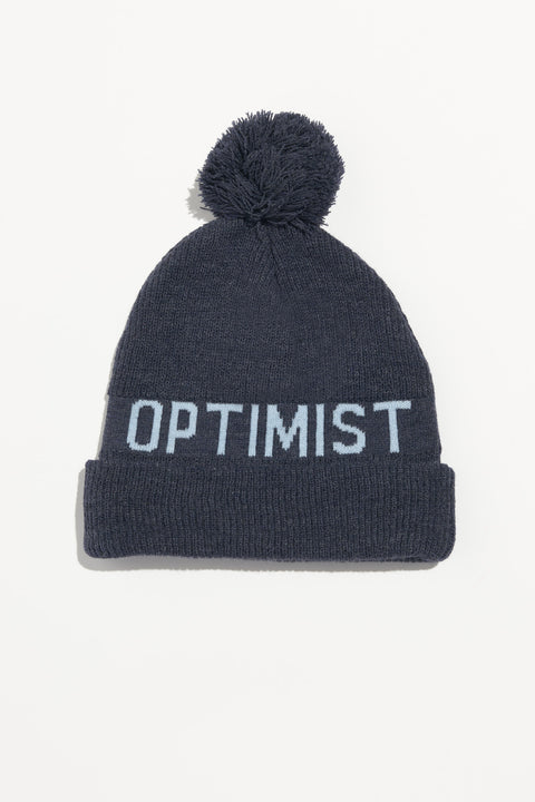 Eternal Optimist Pompom Beanie