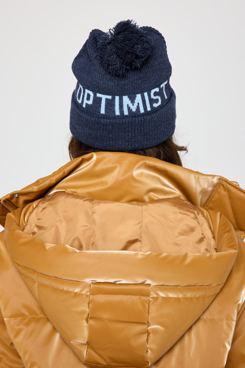 Eternal Optimist Pompom Beanie