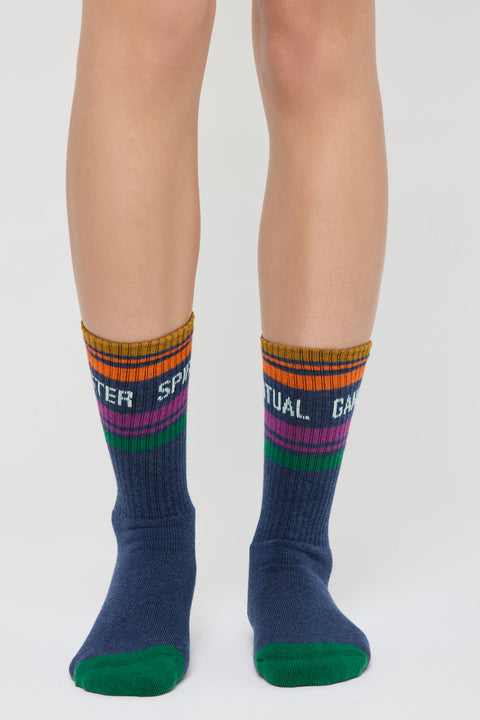 SG Stripe Crew Sock