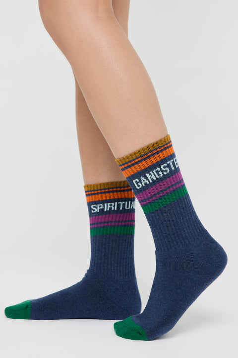 SG Stripe Crew Sock