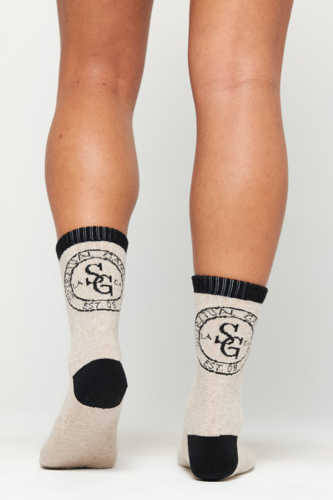 SG Cashmere Wool Crew Sock