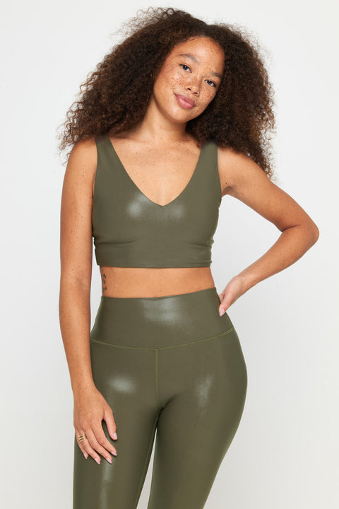 Harlow High Gloss Crop Tank