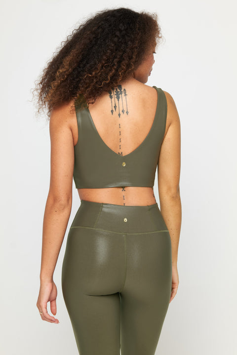 Harlow High Gloss Crop Tank