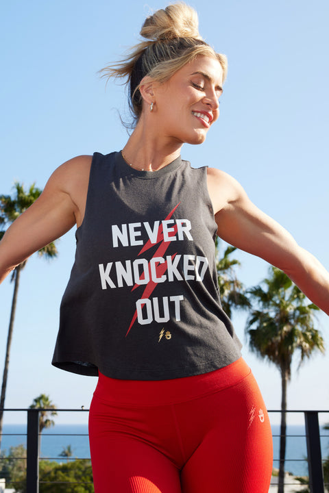 KT x SG Never Knocked Out Crop Tank