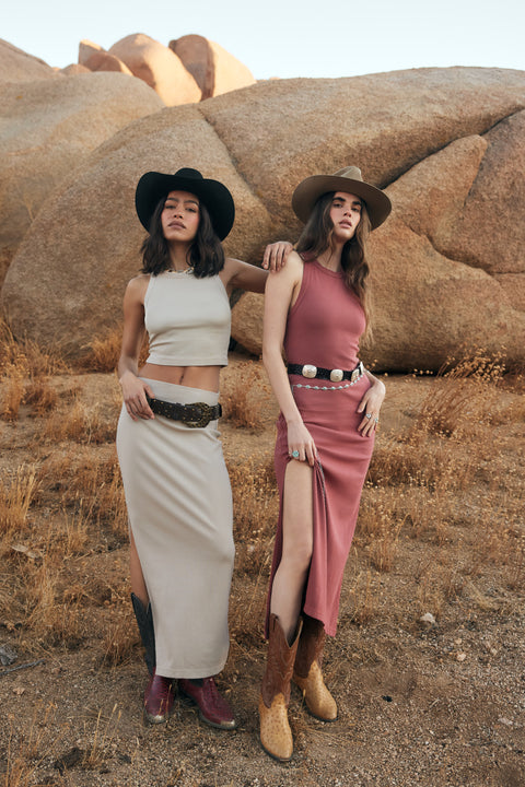 Simone Rib Maxi Dress