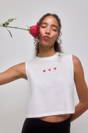 3 Of Hearts Spirit Crop Tank
