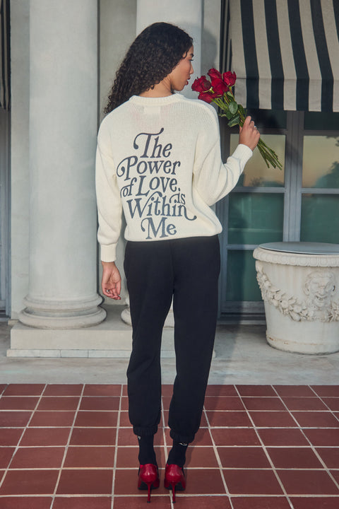 Power Of Love Mantra Sweater