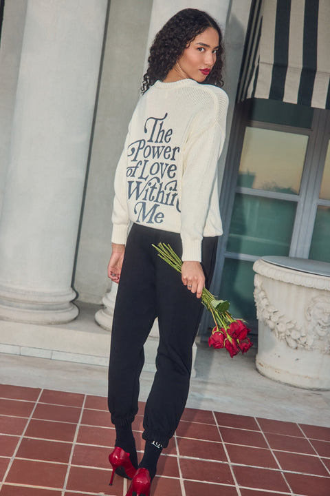 Power Of Love Mantra Sweater