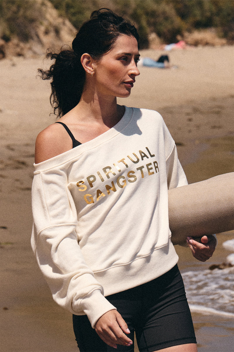 SG La Vida Off Shoulder Sweatshirt