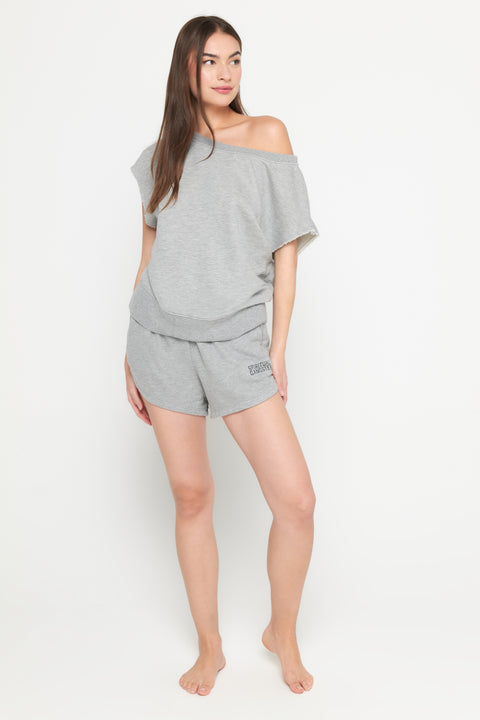 La Vida SS Off Shoulder Sweatshirt