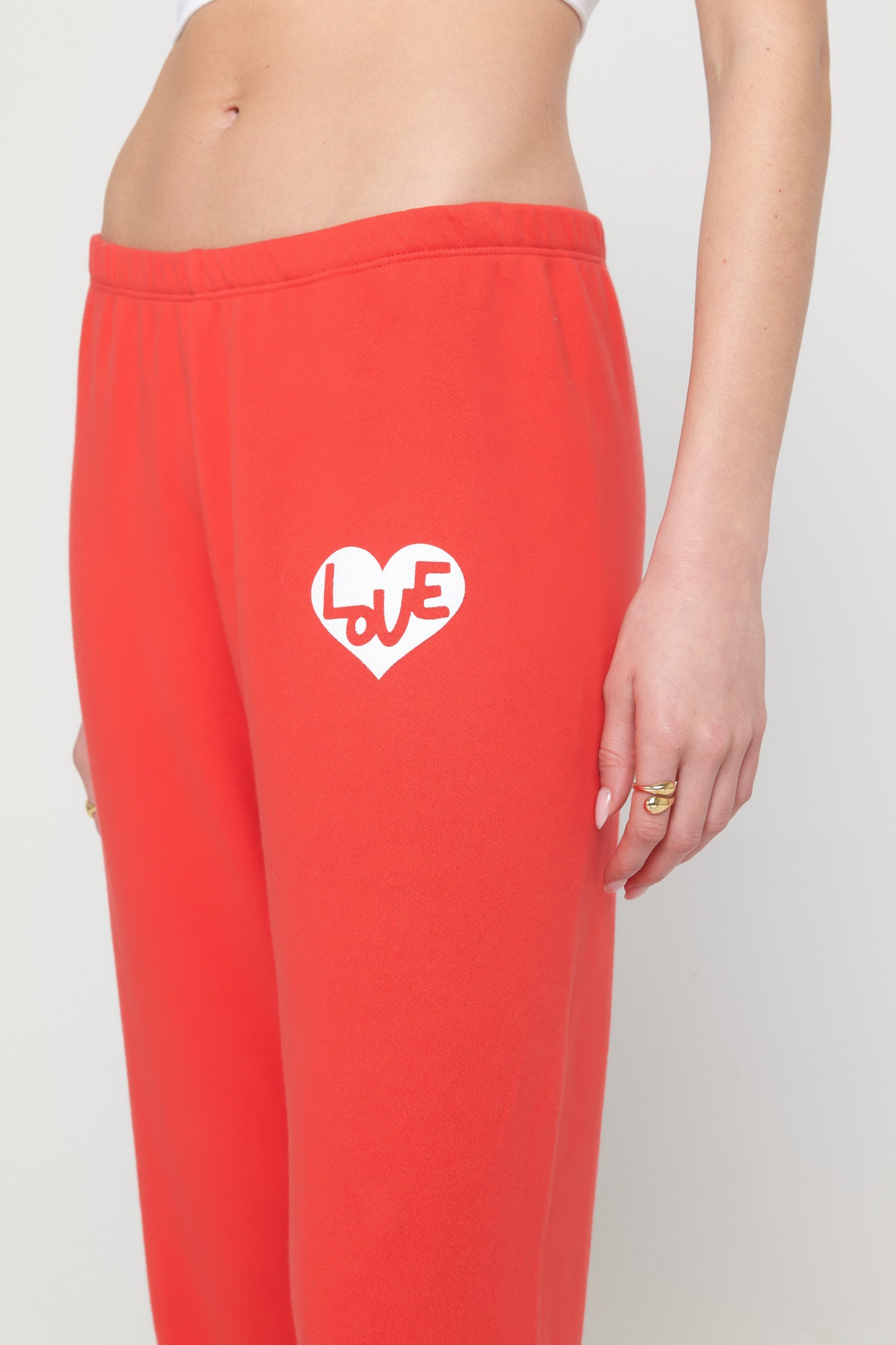 アンドマリーHeart hip sweat pants ＆ Luna logo tops