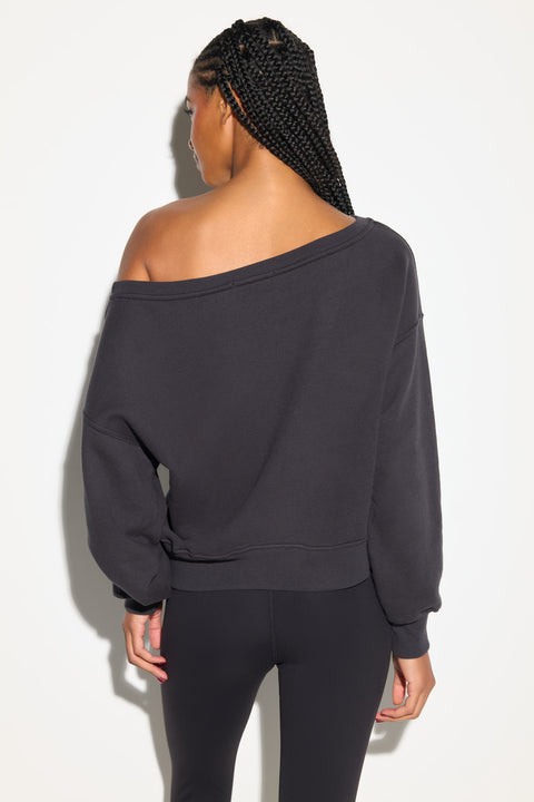 La Vida Off Shoulder Sweatshirt