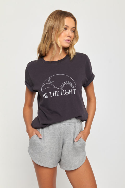 Be The Light Lila Tee