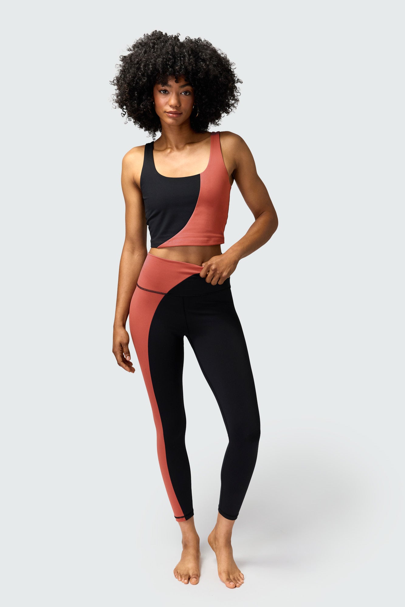 Colorblock workout leggings online