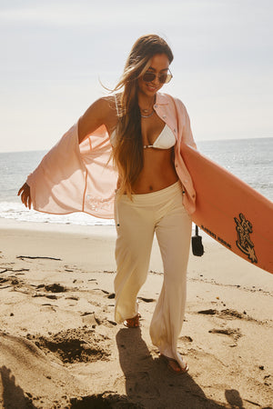 Zen Rib Journey Wide Leg Pant