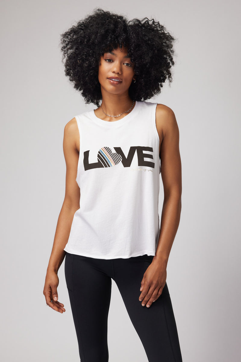 Love Heart Gigi Muscle Tank