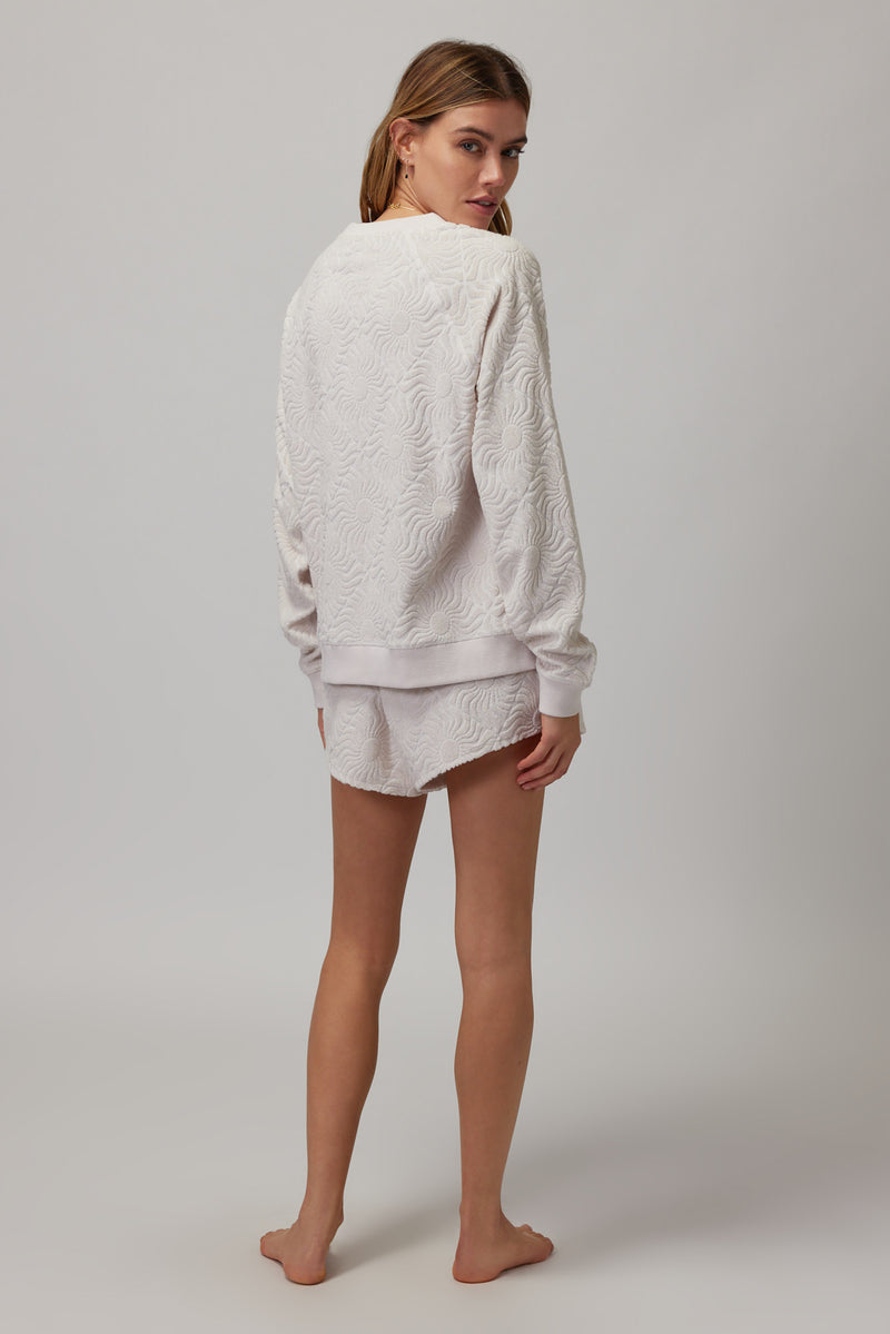 Jacquard Toweling Old School Sweater