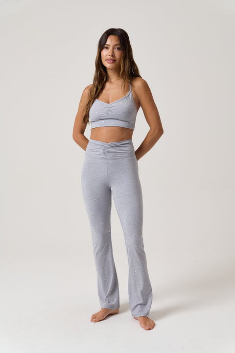 HeatherLuxe Reagan Ruched-Waist Pant