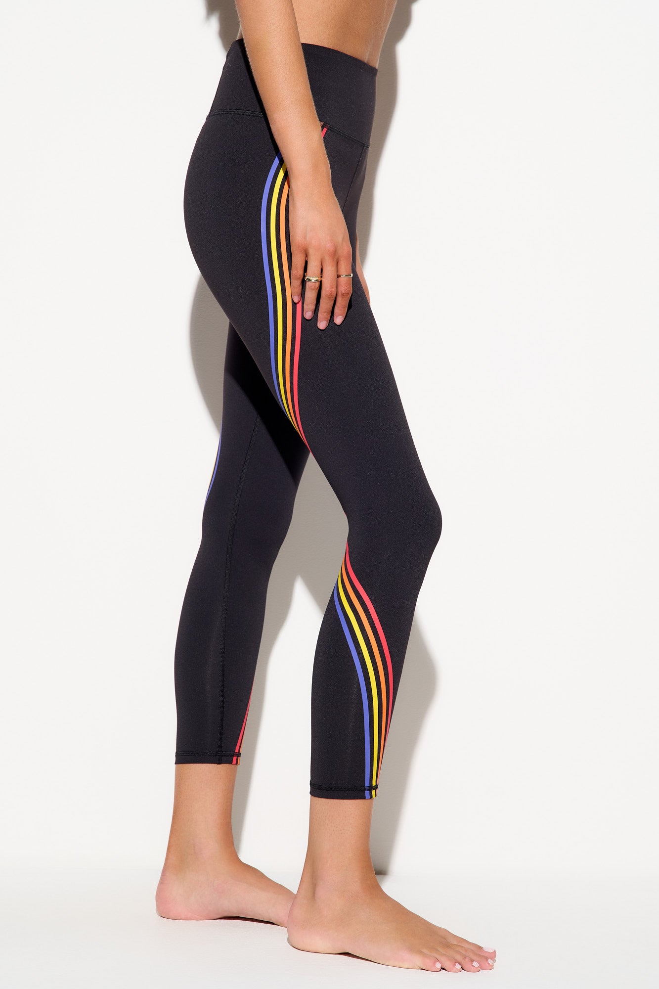 Nirvana Prism Stripe Lotus Legging | Spiritual Gangster