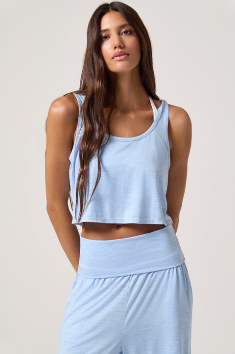 HeatherLight Gemini Crop Tank