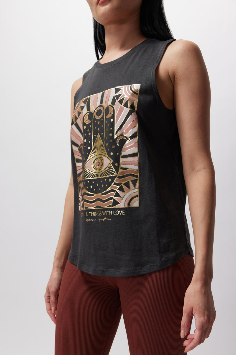Do All Things With Love Muscle Tank